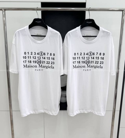 메종마르지엘라 넘버링 반팔티셔츠