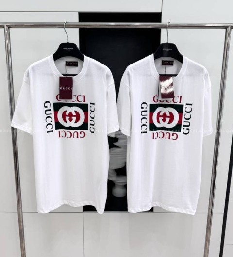 구찌 프린트 저지 반팔티셔츠