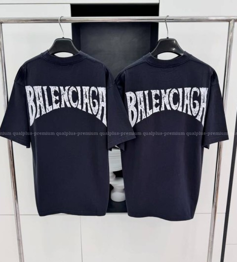 발렌시아가 백로고 반팔티셔츠