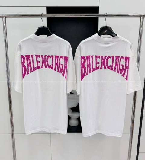 발렌시아가 백로고 반팔티셔츠