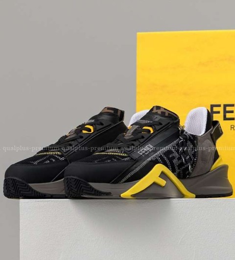 [국내배송] 펜* 플로우 레더 로우탑 스니커즈