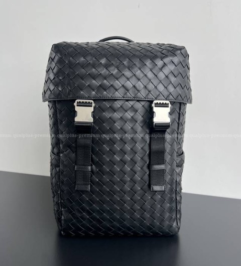 보테가베네타 766580 인트레치아토 플랩 백팩 남성용