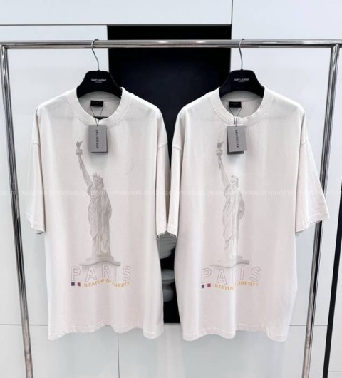 빌렌시아가 파리 리버티 반팔티셔츠