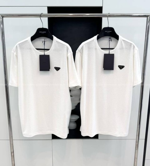 프라다 로고 반팔티셔츠