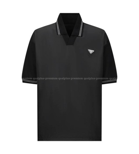 프라다 로고 폴로 반팔티셔츠