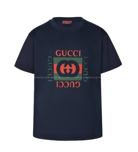 구찌 프린트 코튼 저지 반팔티셔츠