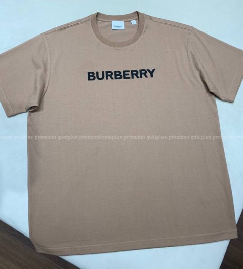 버버리 로고 코튼 반팔티셔츠