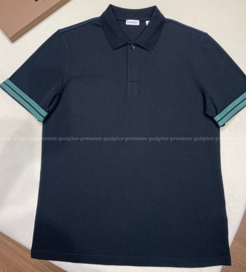 버버리 코튼 폴로 반팔티셔츠