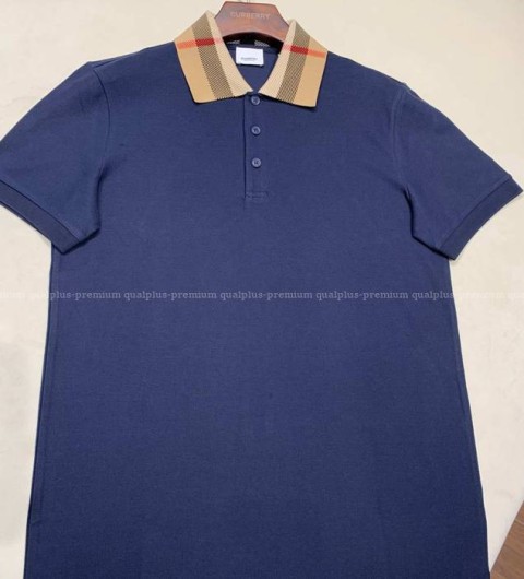 버버리 코튼 폴로 반팔티셔츠