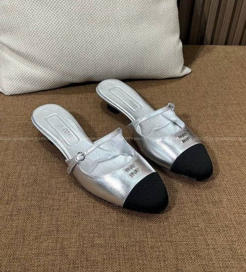 미우미우 힐 토 플랫슈즈 여성용