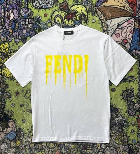펜디 로고 반팔티셔츠