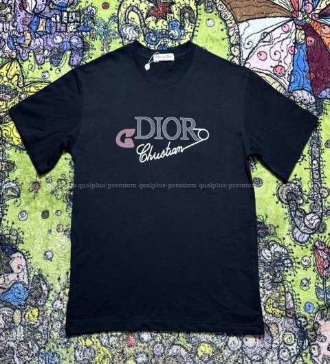 디올 로고 반팔티셔츠