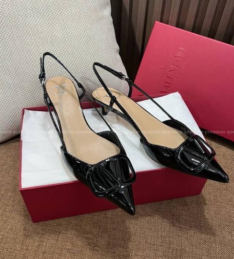 발렌티노 V로고 시그니처 슬링백 펌프스 3.5cm 여성용