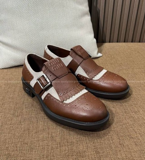 미우미우xCHURCH'S 상하이 로퍼 여성용