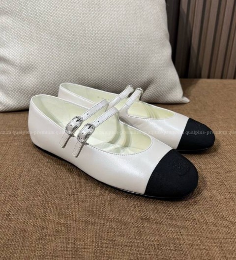 샤넬 24C 더블 스트랩 메리제인 슈즈