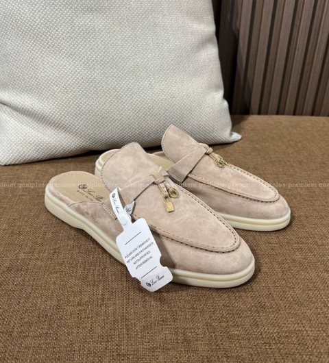 로로피아나 참스 워크 바부슈 로퍼 뮬 여성용