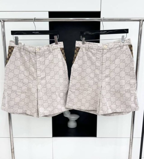 구찌 GG 데님 쇼츠 반바지