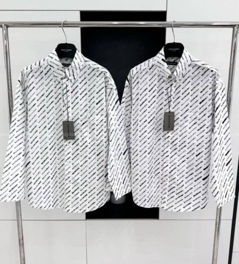 발렌시아가 로고 셔츠