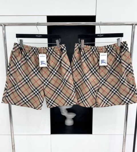 버버리 체크 쇼츠 반바지