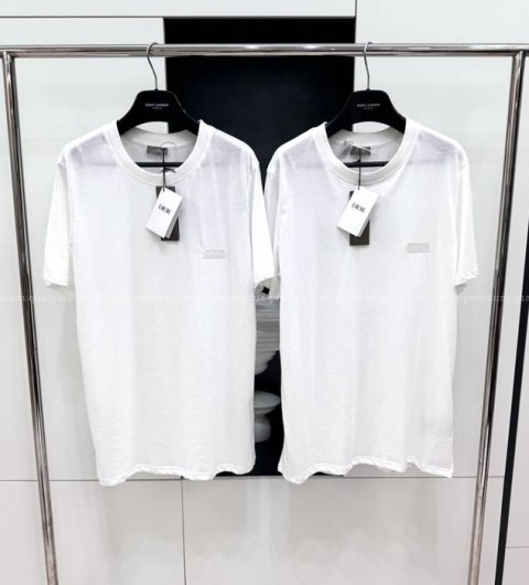 디올 로고 반팔티셔츠