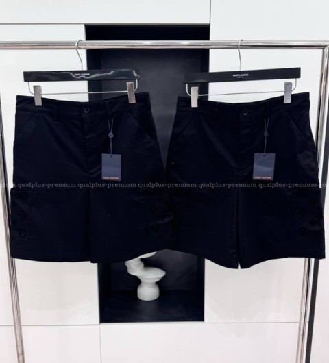 루이비통 플록드 코튼 카고 쇼츠 반바지