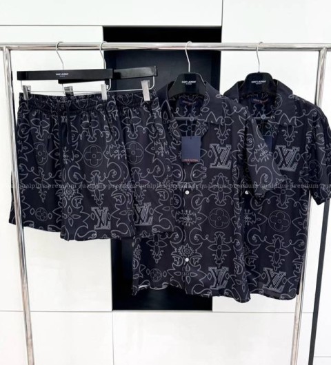 루이비통 실크 쇼츠 세트