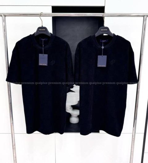 루이비통 다미에 프렌치 테리 코튼 반팔티셔츠