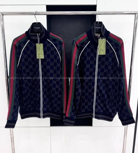 구찌 GG 자카드 트랙 집업 자켓