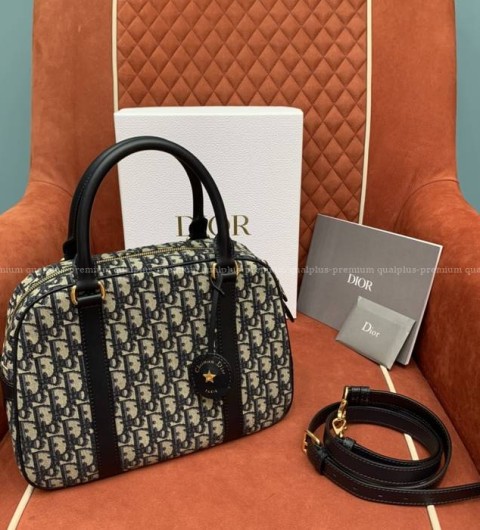 디올 D-Vibe 볼링백 라지