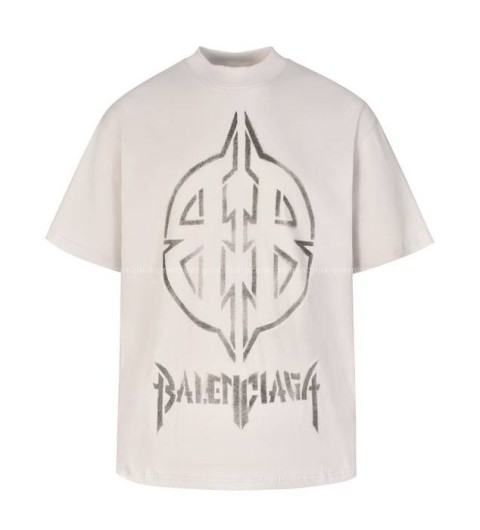 발렌시아가 로고 반팔티셔츠