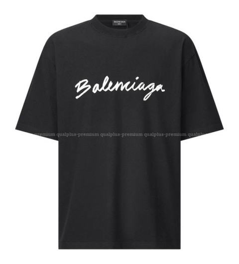 발렌시아가 로고 반팔티셔츠