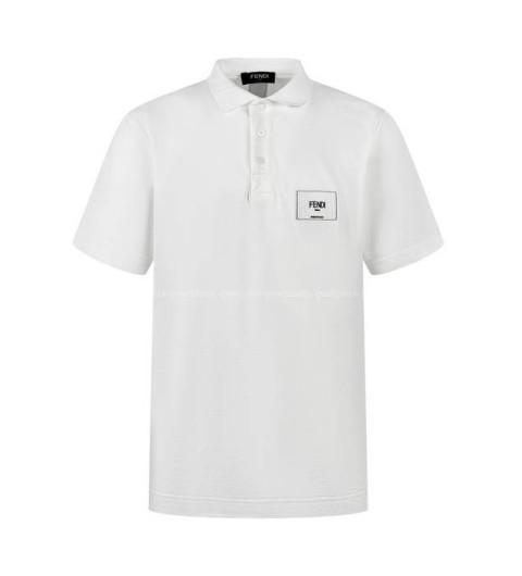 펜디 로고 폴로 반팔티셔츠