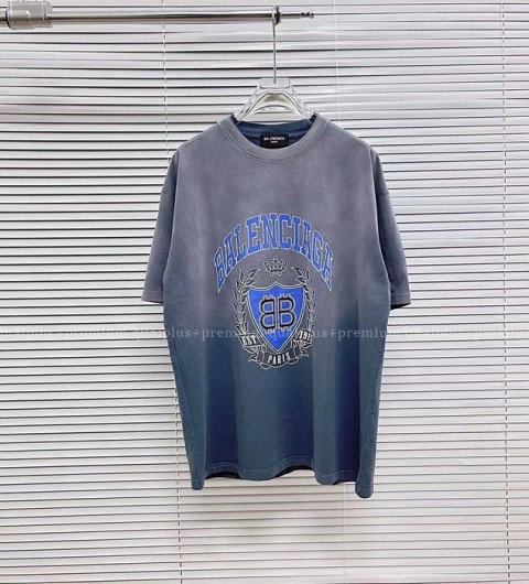 [국내배송] 발*시아가 1917 로고 워싱 티셔츠