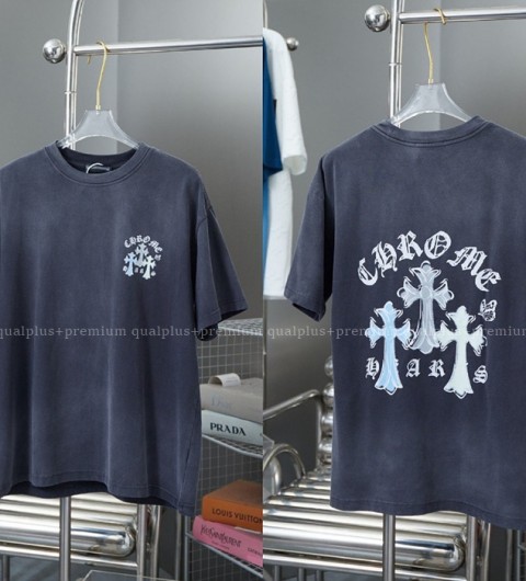 [국내배송] 크*하츠 십자가 나염 워싱 티셔츠