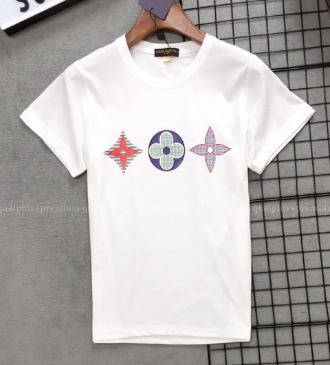 [국내배송] 루*비통 클로버 프린트 드로잉 티셔츠