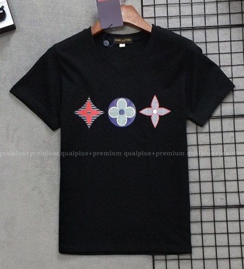 [국내배송] 루*비통 클로버 프린트 드로잉 티셔츠