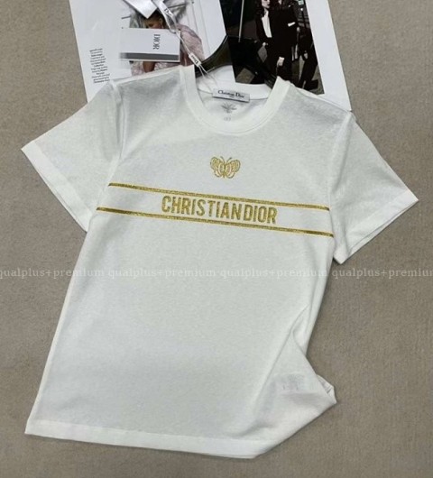 [국내배송] 디* 자수로고 반팔 라운드