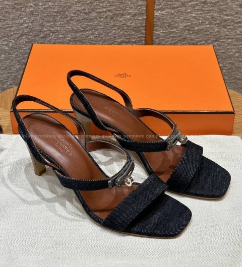 에르메스 글래머 샌들 힐 7.5cm 여성용