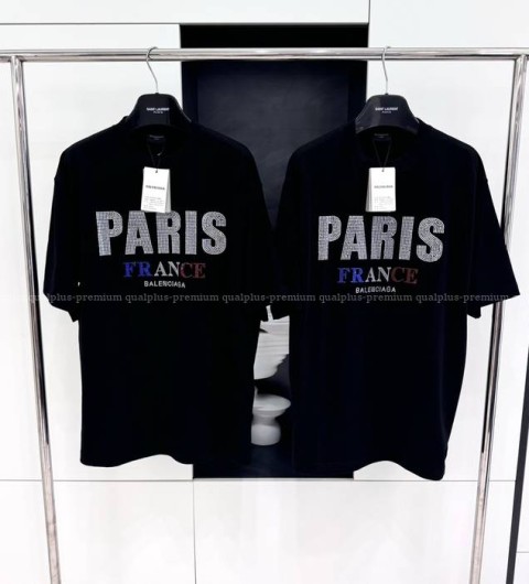 발렌시아가 파리 스트라스 반팔티셔츠