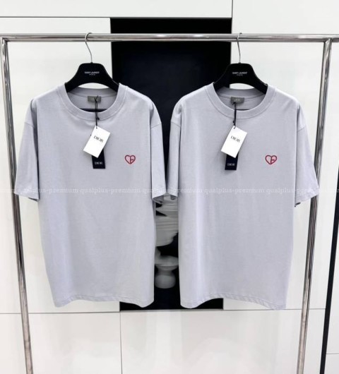 디올 CD 하트 캐주얼 반팔티셔츠