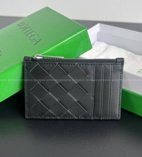 보테가베네타 755985 인트레치아토 지퍼 카드 케이스 지갑 남성용