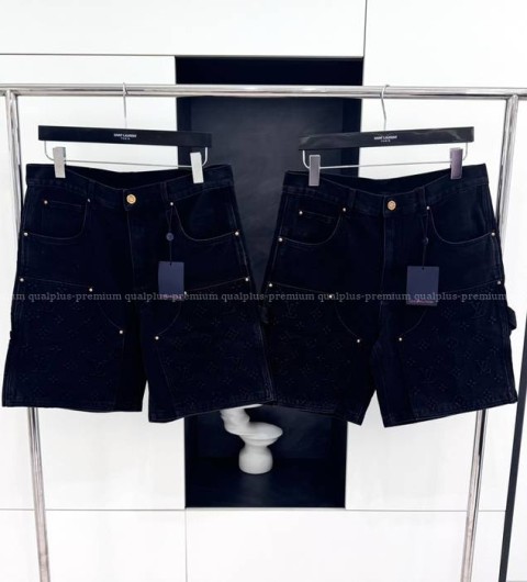 루이비통 데님 워크웨어 쇼츠 반바지