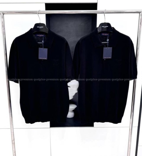 루이비통 블렌드 쇼트 슬리브드 폴로 니트 반팔