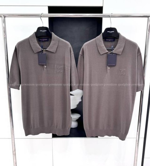 루이비통 블렌드 쇼트 슬리브드 폴로 니트 반팔