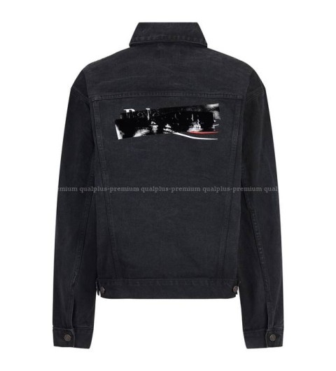 발렌시아가 개퍼 데님 자켓