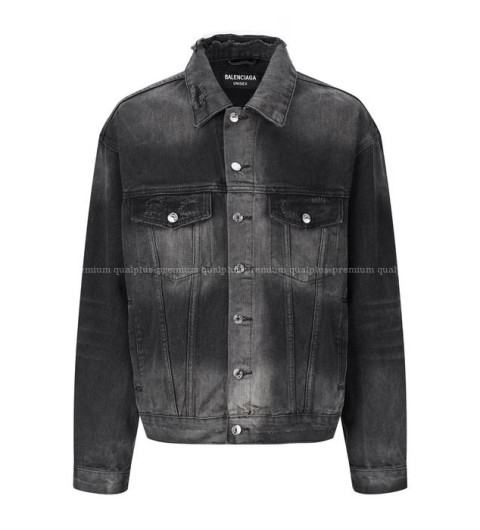 발렌시아가 디스트로이드 데님 자켓
