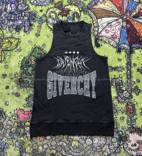 지방시 로고 슬리브리스 나시티셔츠