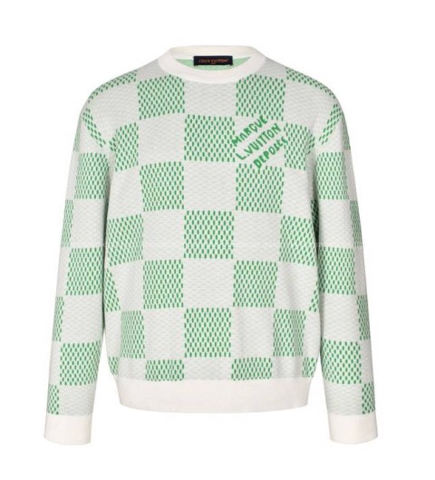 루이비통 다미에 코튼 스웨트셔츠 맨투맨