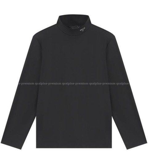 프라다 로고 하이넥 롱슬리브 긴팔티셔츠