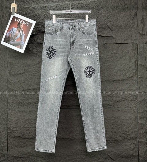 [국내배송] 크*하츠 레터링 자수로고 데님팬츠